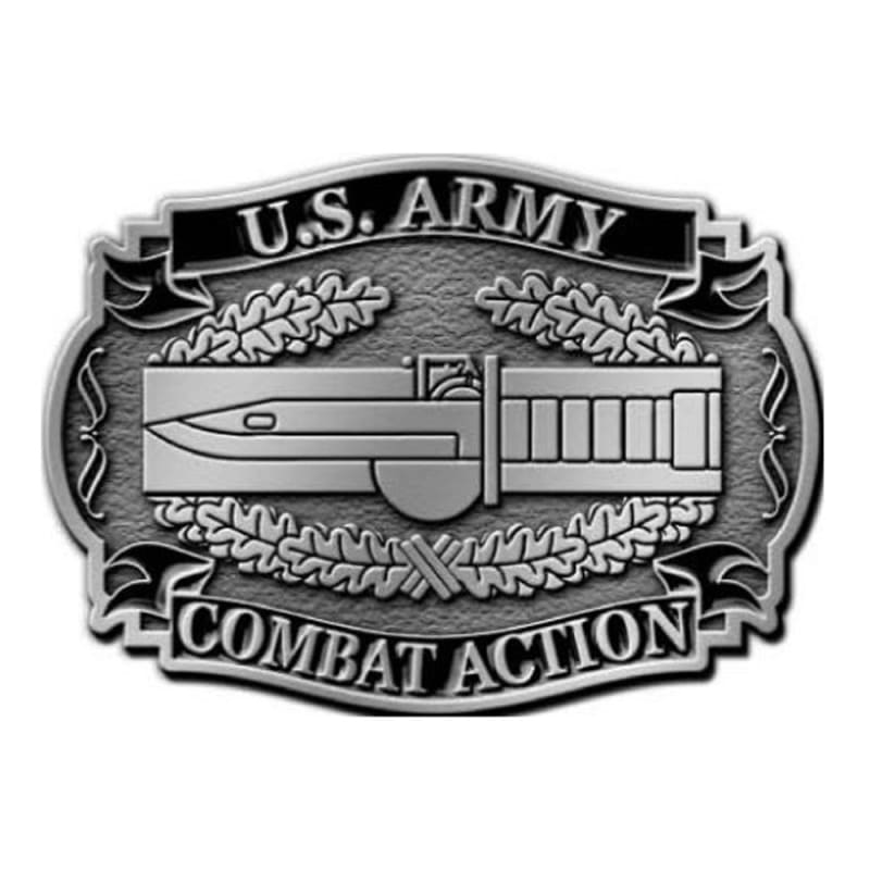 US Army Combat Action Badge Cab Belt Buckle - B0118