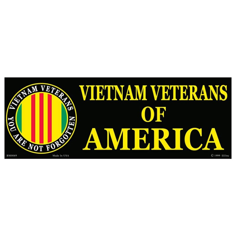 Vietnam Veteran Bumper Sticker BM0069