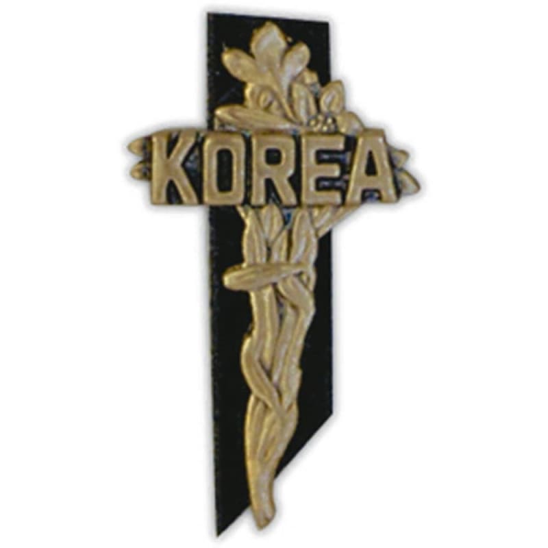 Korea Memorial Cross Pin P16089