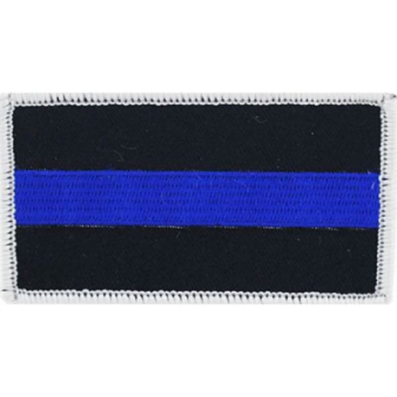 Police Blue Line Flag Honor Patch PM3048