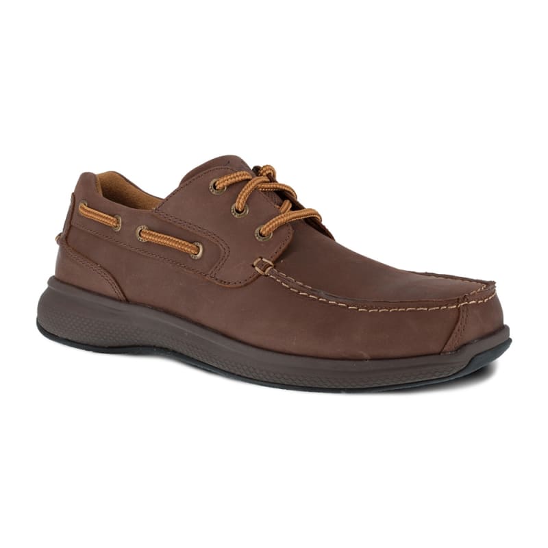 Florsheim Bayside Steel Toe Three Eye Tie Boat Work Shoe FS2326