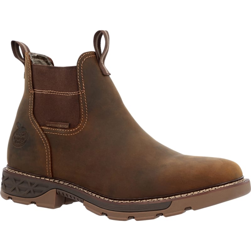 Georgia Carbo Tec FLX 6 Inch Soft Toe Waterproof Chelsea Slip On Work Boot GB00700