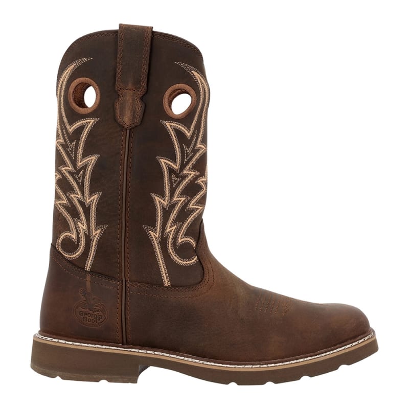Georgia Core 37 11 Inch Steel Toe Slip Resistant Pull On Western Work Boot GB00727