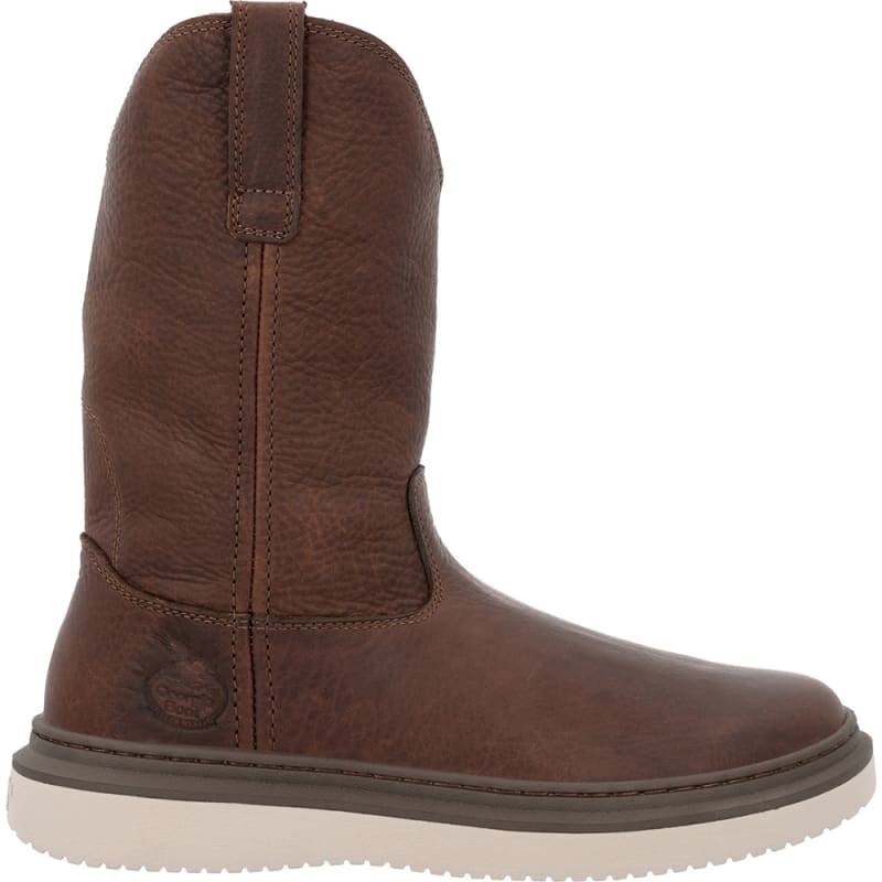 Georgia Superlyte 11 Inch Soft Toe Slip Resistant Pull On Wedge Work Boot GB00743