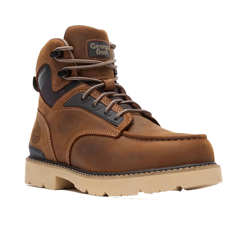 Georgia Carbon Flex 6 Inch Moc Toe Waterproof Slip Resistant Work Boot GB00754