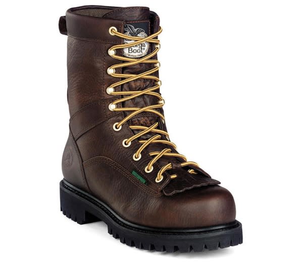 Georgia Boots Brown 8-Inch Logger Boots - G8041