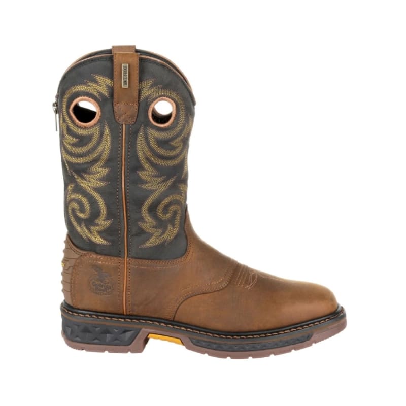 Georgia Carbo-Tec LT 11 Inch Waterproof Pull On Soft Toe Work Boot GB00266