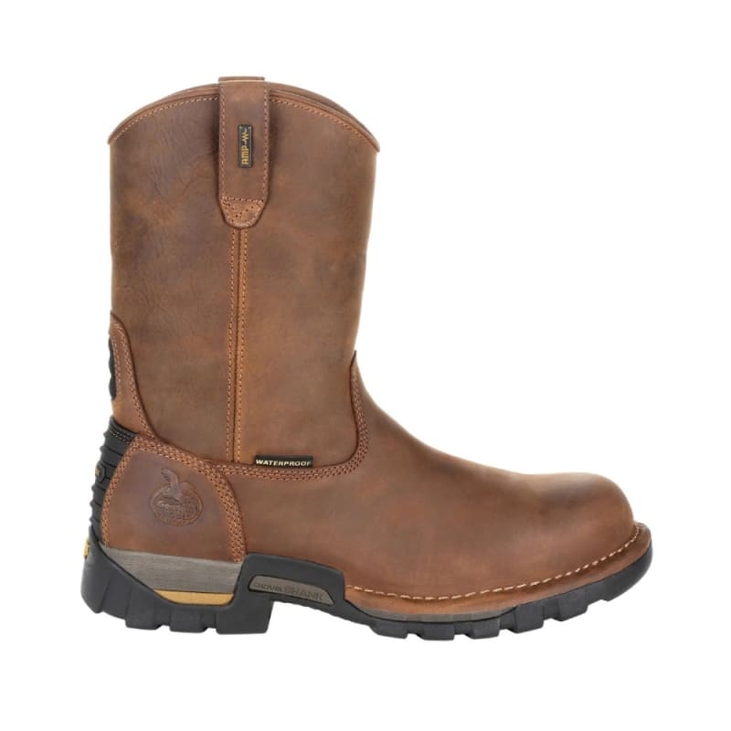 Georgia Eagle One 10 Inch Waterproof Pull On Soft Toe Work Boot GB00314