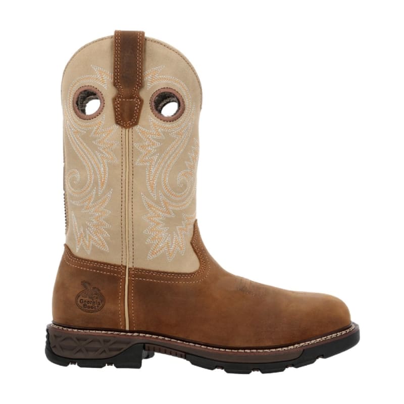 Georgia Carbo-Tec FLX 11 Inch Slip Resistant Pull On Alloy Toe Work Boot GB00670
