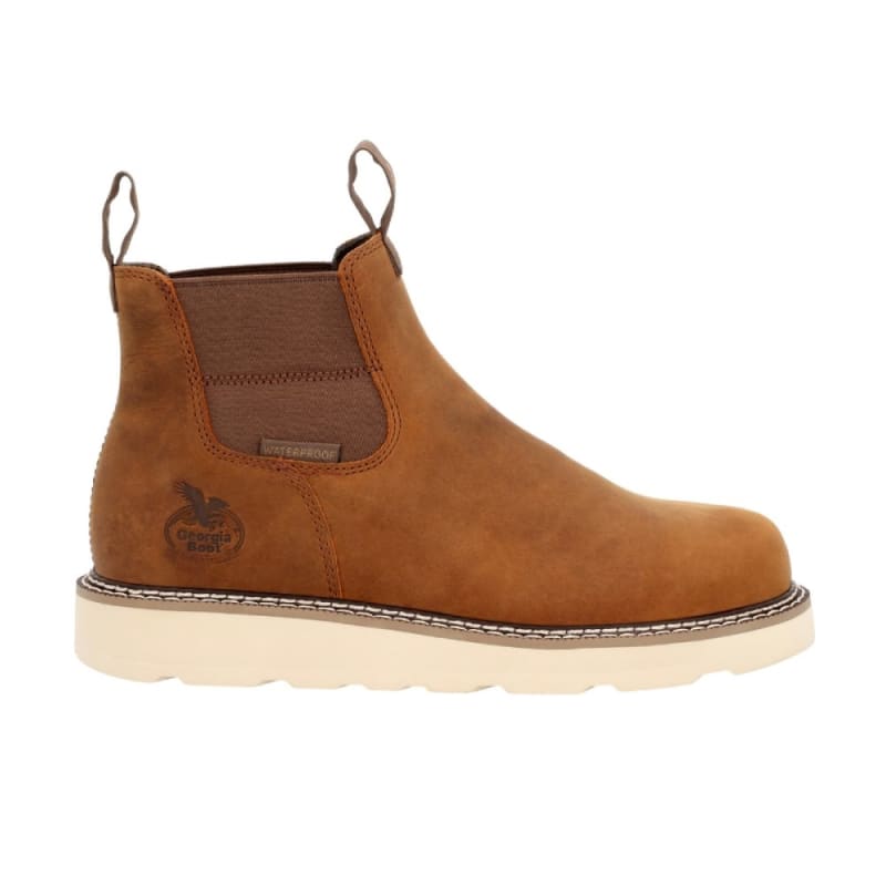 Georgia Core 37 6 Inch Waterproof Chelsea Soft Toe Work Boot GB00694