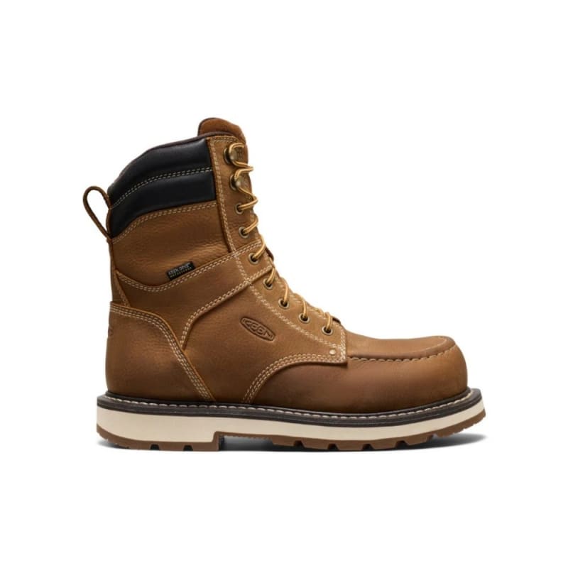 Keen Utility Cincinnati 8 Inch Waterproof 90Â° Heel Carbon Fiber Toe Work Boot 1028287