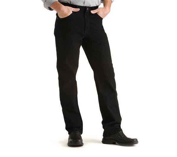 Lee Jeans Regular Fit Double Black Denim Jeans - 200-8908