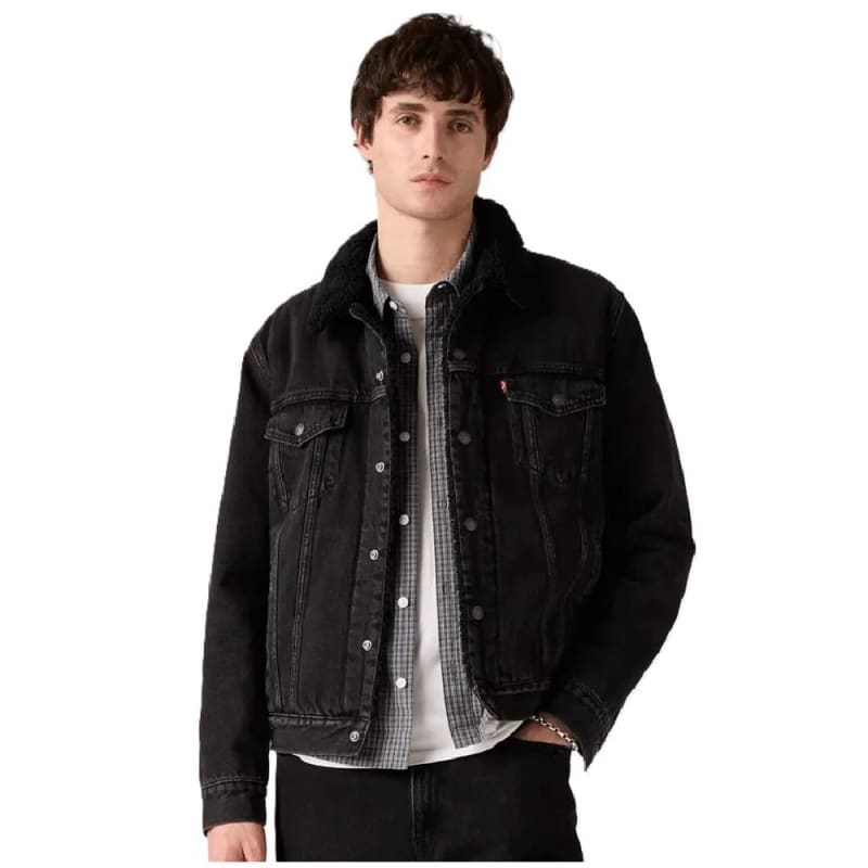 Levis Type 3 Sherpa Trucker Jacket Black 16365-0276