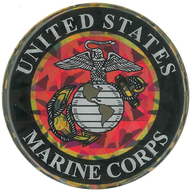 United States Marine Corps Bumper 3D Sticker AE-05