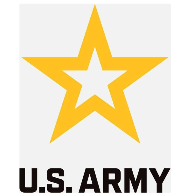 US Army Star Decal D509-A
