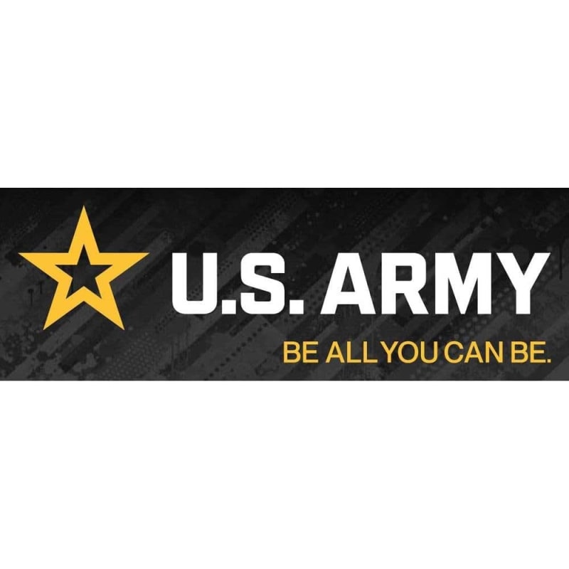 US Army Star Bumper Sticker D511-A