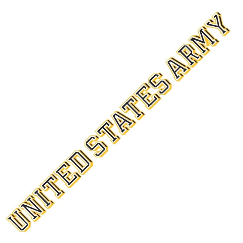 US Army With Star Logo Window Strip Decal D275-A