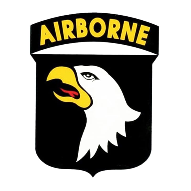 US Army 101st Airborne Shield Decal D62-A