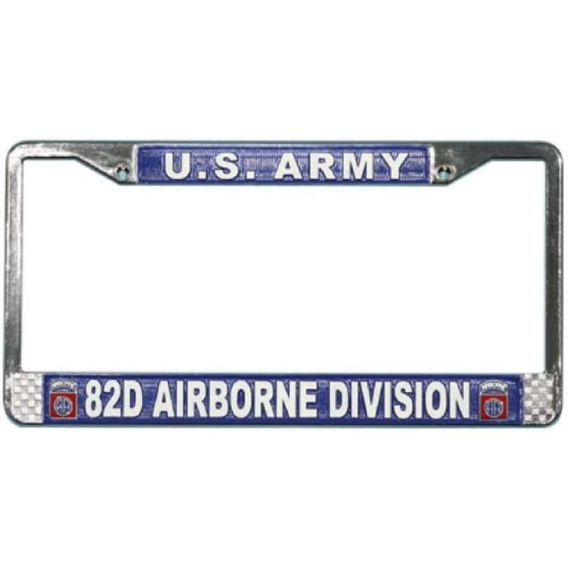 Mitchell Proffitt LFA09 US Army 82D Airborne Division License Plate Frame.