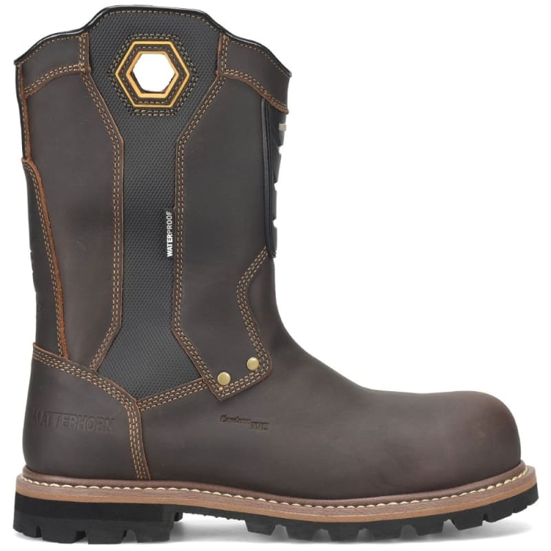 Matterhorn I-Beam 10 Inch Waterproof Carbon Composite Toe Ranch Wellington Work Boot MT2552
