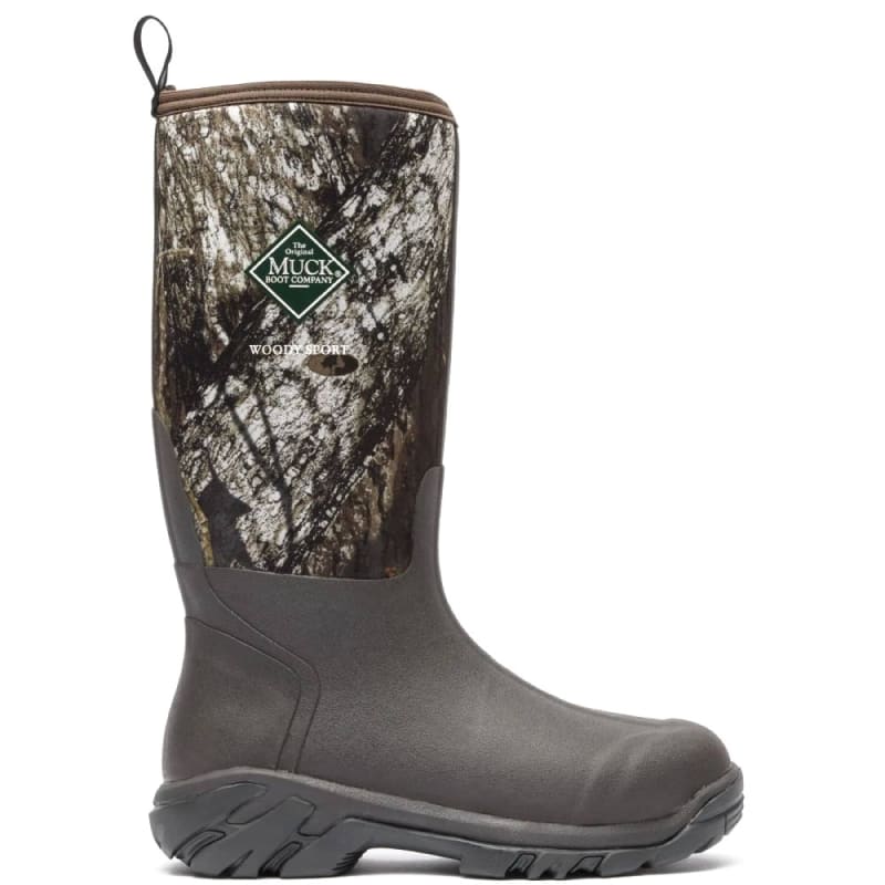 Muck Woody Break Up Country Pull-On Waterproof Mossy Oak Sport Soft Toe Tall Boot WDSMOBU