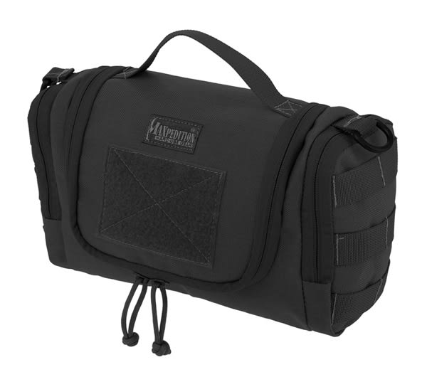 Maxpedition Black Aftermath Compact Toiletries Bag - 1817B