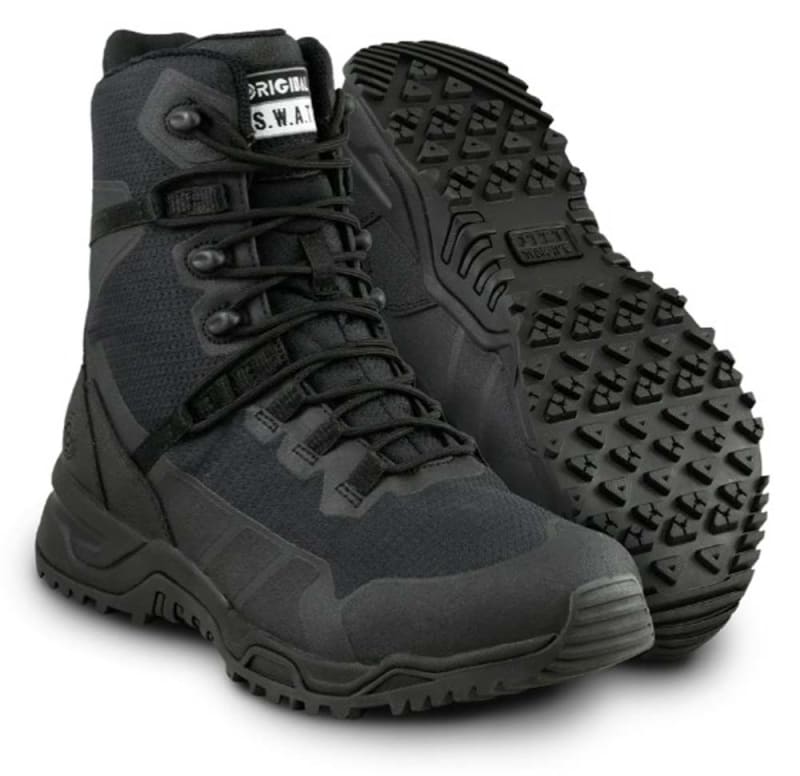Original Swat Alpha Fury 2.0 Side Zip 8 Inch Lightweight Safety Work Boot 188401