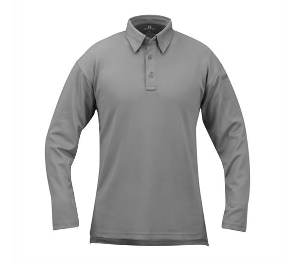Propper Grey Long Sleeve ICE Performance Polos - F531572020
