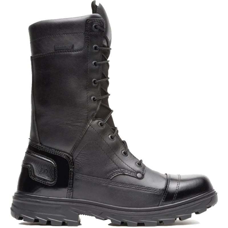 Rocky Jump Boot Pro 10 Inch Waterproof Side Zip Public Service Duty Boot RKD0121