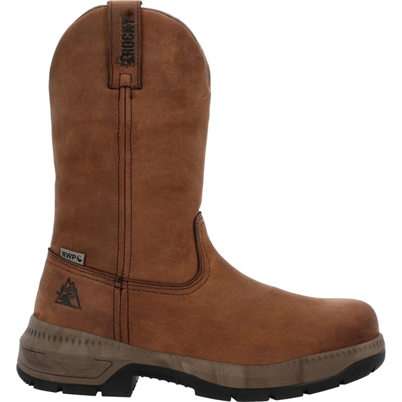 Rocky Worksmart 11 Inch Soft Toe Waterproof Pull On Work Boot RKK0461