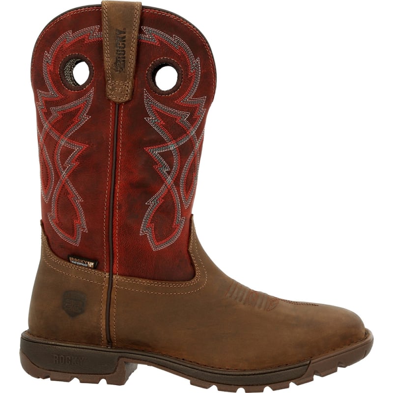 Rocky Legacy 32 10 Inch Square Steel Toe Waterproof Pull On Work Boot RKW0341