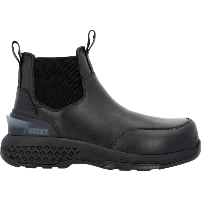 Rocky Code Red Station 6 Inch Composite Toe Slip On Work Boot RKD0114