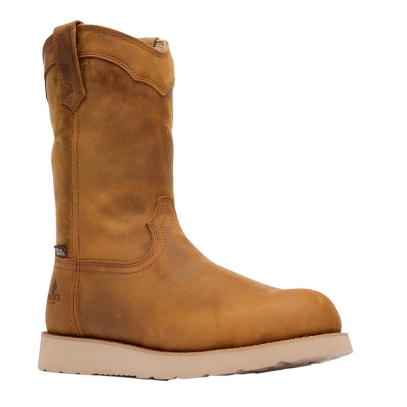Rocky Monocrepe Wedge 11 Inch Composite Toe Waterproof Wellington Work Boot RKK0474
