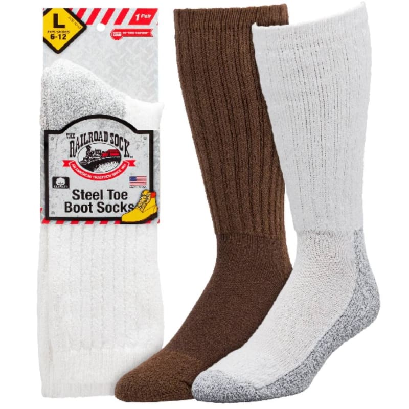 Railroad Socks Steel Toe Boot Crew Socks 6124