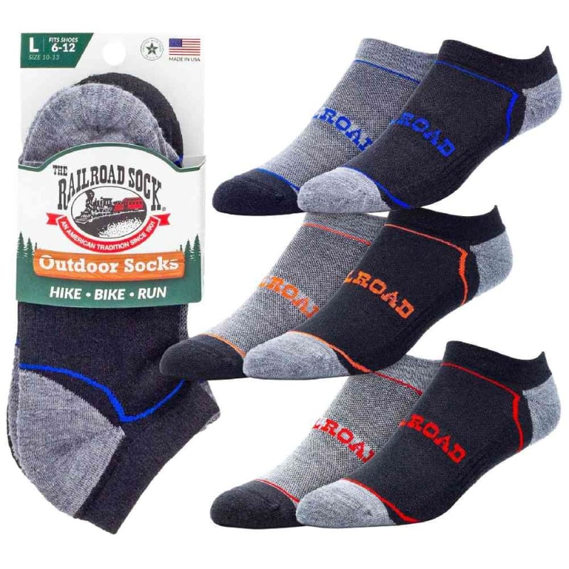 Railroad  Sock Outdoor No Show Socks OD211NS
