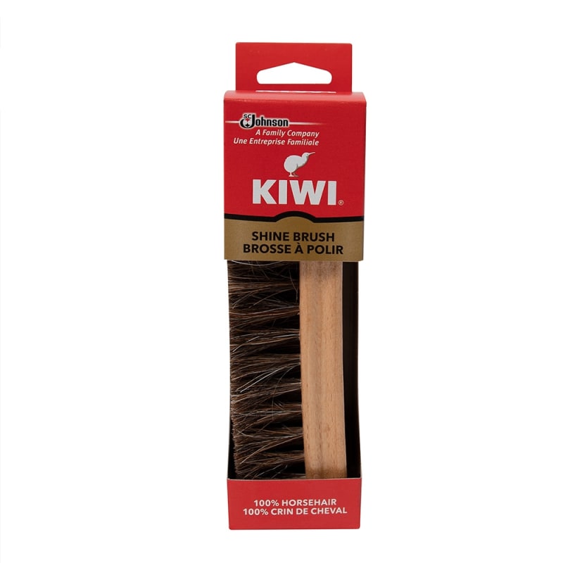 Kiwi Horse Hair Shine Brush 10141