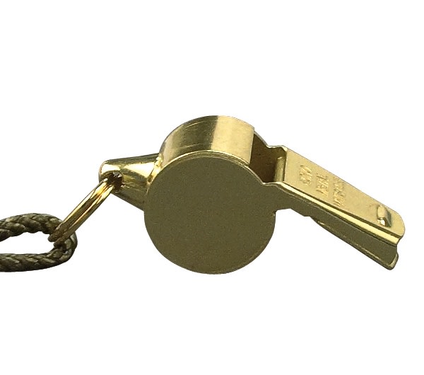 Rothco Brass GI Style Police Whistle - 10366