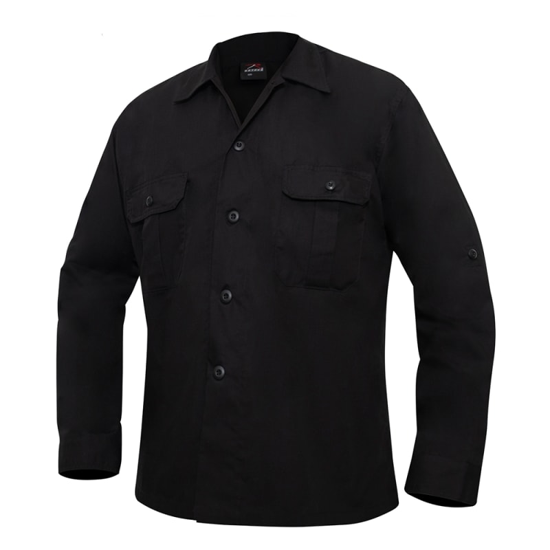 Rothco Black Lightweight Tactical Shirt  - 10725