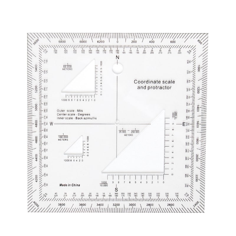 Rothco Coordinate Scale Protractor - 1177