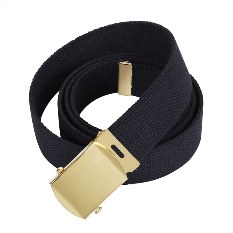 Rothco Black and Gold Military Web Belt 1724