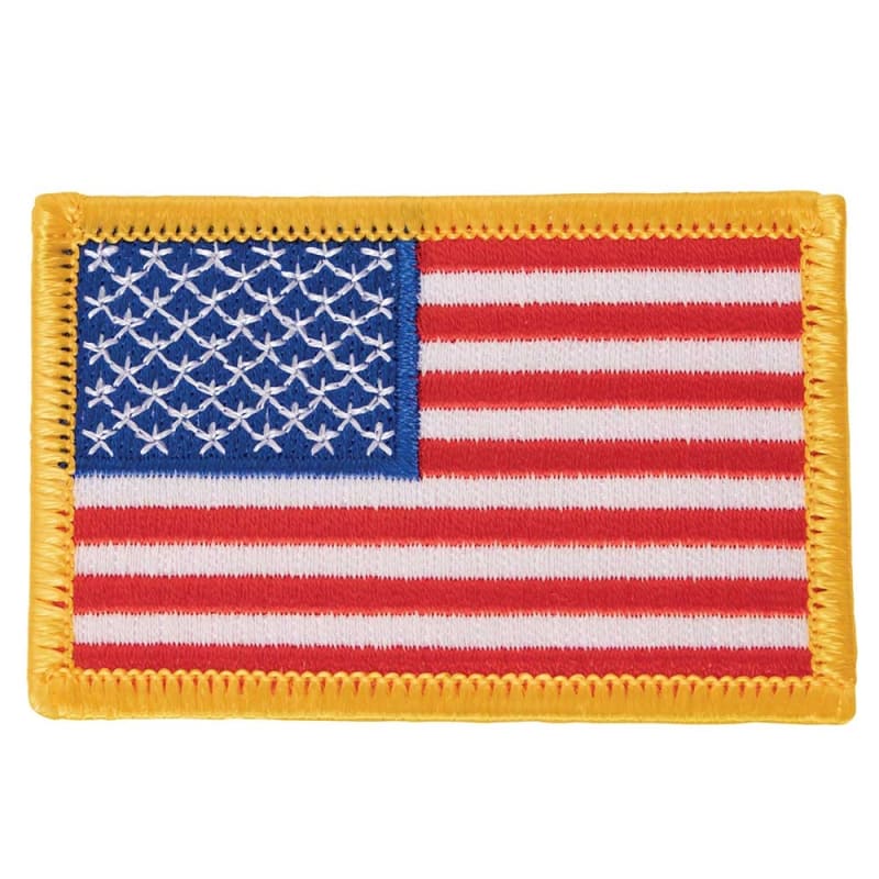 Rothco US Flag Patch with Gold Border - 1777