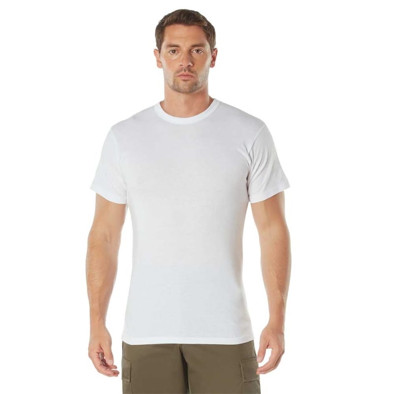 Rothco White  Solid Color T-Shirt 18150