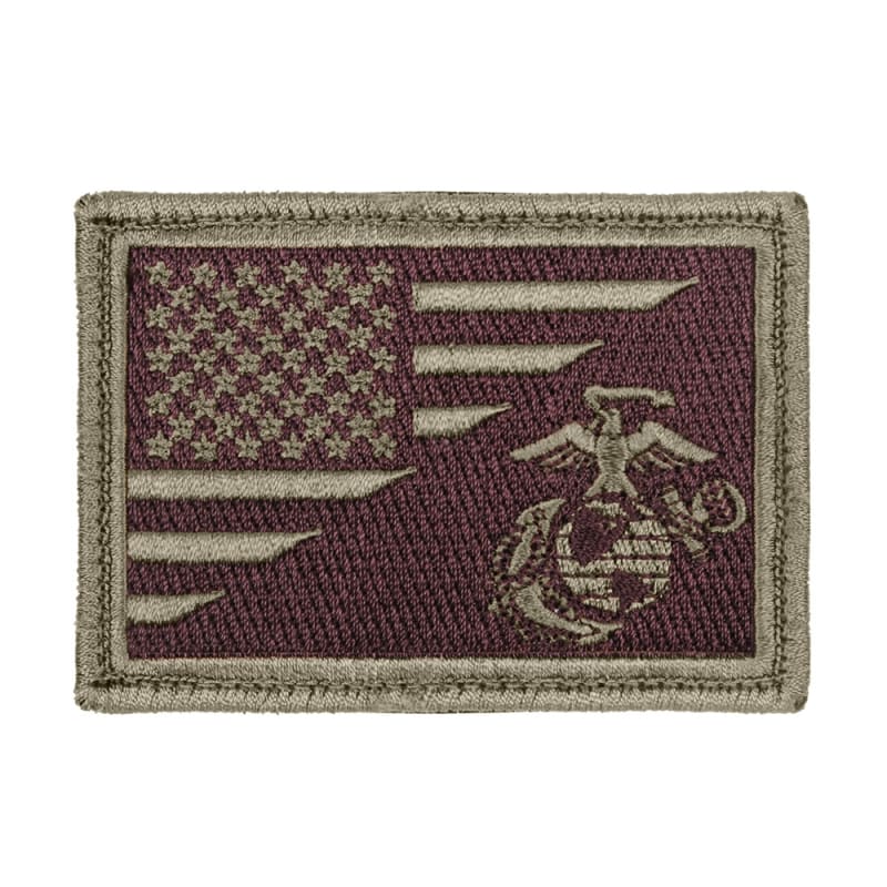 Rothco USMC Globe and Anchor US Flag Morale Patch 1891