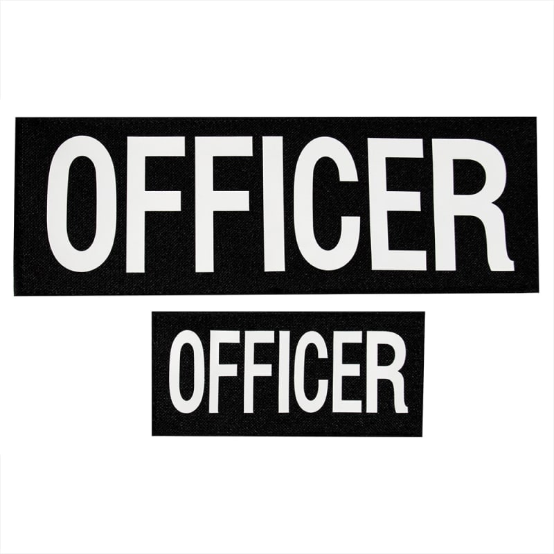 Rothco Officer Patch Set With Hook Backing  - 19120