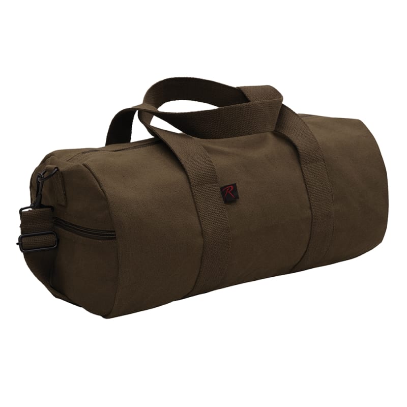 Rothco Earth Brown Canvas Shoulder Duffle Bag 22152