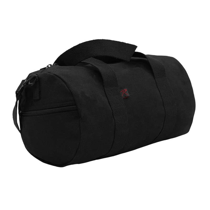 Rothco Black Canvas Shoulder Duffle Bag 22170