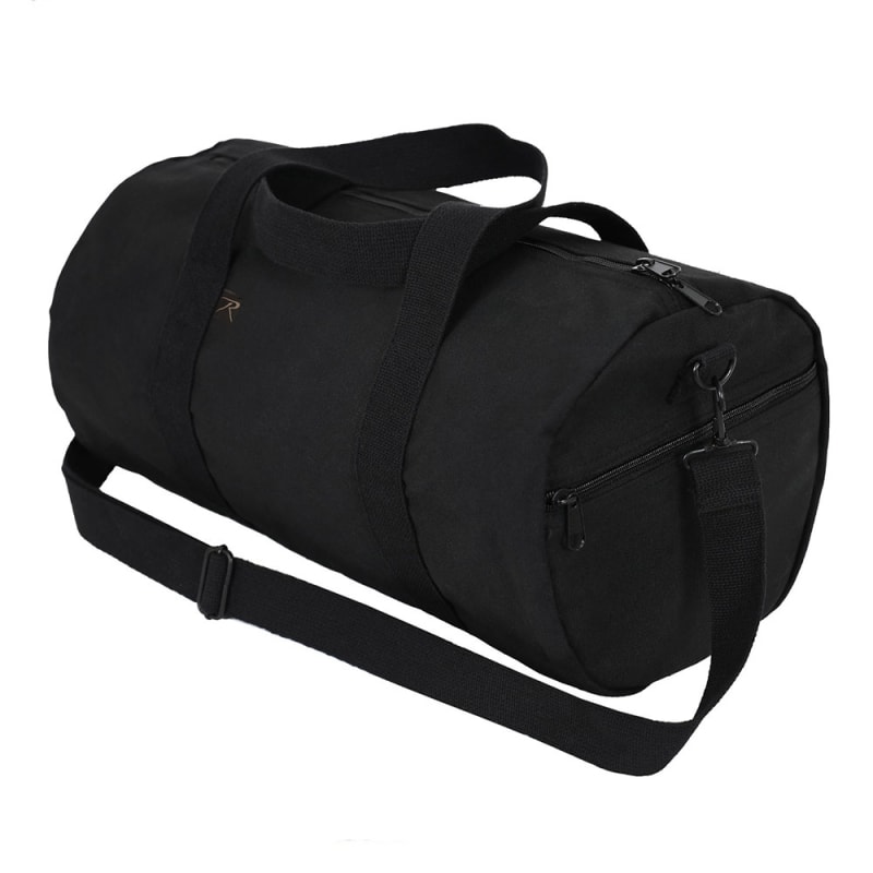 Rothco Black Canvas Shoulder Bag - 2221