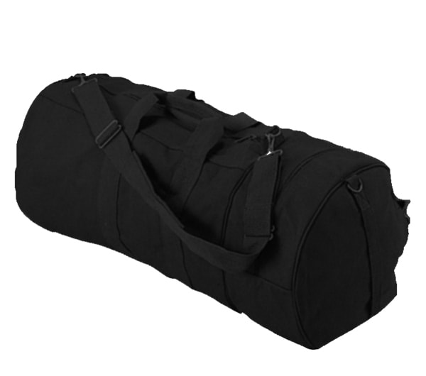 Rothco Black Canvas Double Ender Sport Bag - 2373