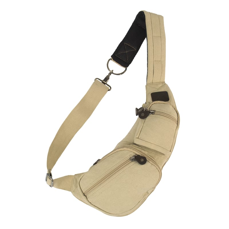 Rothco Khaki Crossbody Canvas Sling Bag 24982