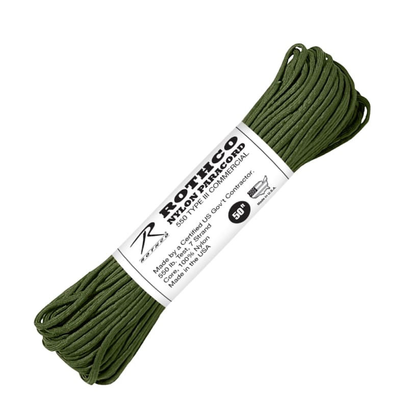 Rothco Olive Drab 50 Foot Nylon Paracord - 290